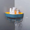 Shampoo Holder Plastic Wall Mount Triangle Shape Corner