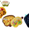 2 Portion Plastic Lunch Box with Spoon