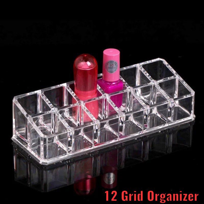 12 Grid Acrylic Lipstick Organizer RGshop