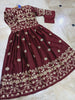 2Pcs Front Border & Sleeves Embroidery Long Maxi (with hand work nug) for women RGshop