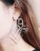 New Eid Arrival Golden and Silver color 6 layer earrings