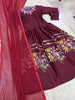 3Pcs Neck & Front Fully Multi Embroidery Maxi With Pearls Attached Dupatta for women RGshop