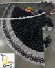3pcs Border & Sleeve Heavy Silver Sequence Embroidery With Sequence Embroidery Dupatta for women RGshop