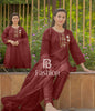 Hand work embroidery 3piece suit for women