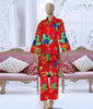 Printed linen boski 2 piece suit for women