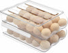 18 piece Sliding Eggs Tray with Cover