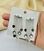 Needly Luxury Exaggerated  Hearts Long tassel Earrings for women