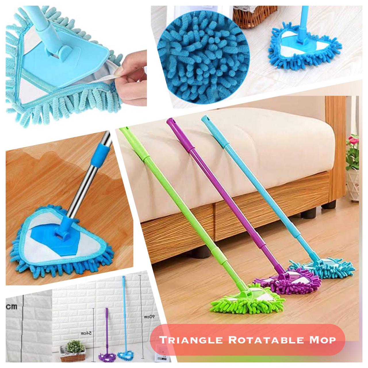 Unique Triangle Rotatable Duster/Mop