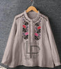 Embroidery open shirt for women RGshop