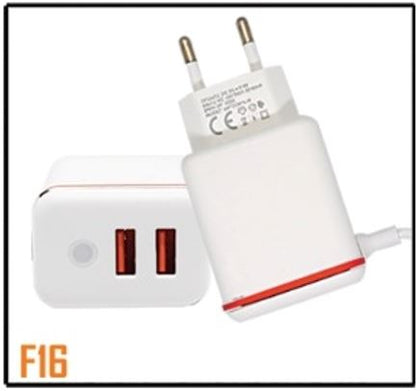 FASTER F-16 2 USB Fast Charger 2.4A Output RGshop