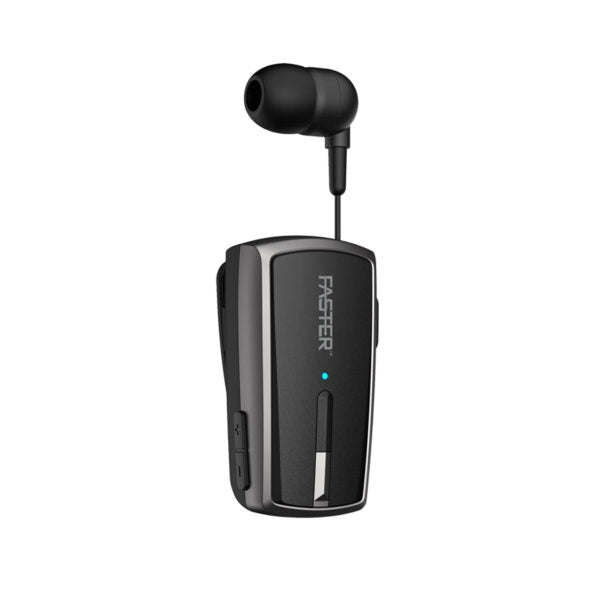 FASTER R12 Wireless Bluetooth Stereo Headset Clip-on Earbuds Hands-free with Microphone RGshop