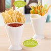 French Fries / Snacks Holder Best Dipping Cones French Fries Dipping Sauce RGshop