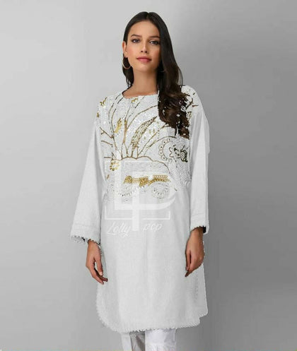 Front Embroidery Kurti For women. RGshop
