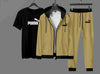 Men Complete Trck Suit 3 in 1.  ZIPPER HOODI+ T SHIRT+TROUSER 03 RGshop