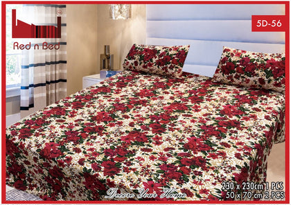 New Arrival 5D Printed Bedsheet (EXTREME) (Double Bedsheet) KING SIZE. (3) RGshop