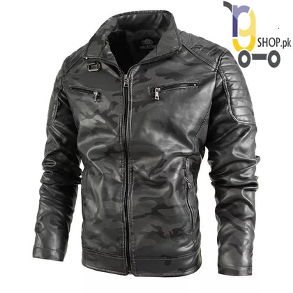 New winter Leather jacket for men RGshop