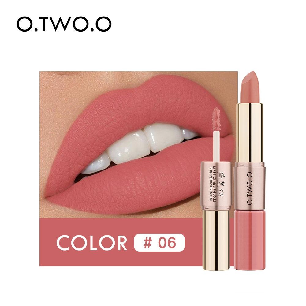 O.TWO.O  2in1  Lipstick & Matte lip Gloss. RGshop