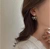 Pack of 3 Imitation Pearl Bowknot Pendant Earring for women RGshop