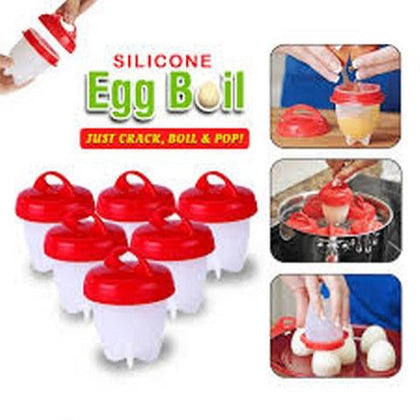 Pack of 6 Silicone Egg Boiler. RGshop