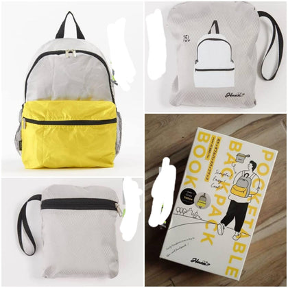 Pocketable Backpack Book, Foldable Bag, Light Weight , Water Proof RGshop