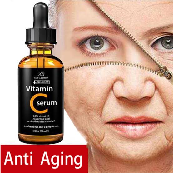 RADHA BEAUTY Skin Vitamins Anti Aging Brightening Serum 3 in 1. RGshop