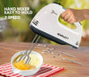 Scarlett 7-Speed Hand Mixer with 4 Pieces Stainless Blender. RGshop