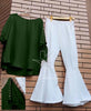 Sleeves Pearls 2 Piece Suit for women RGshop