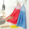 Soft Absorbent Microfiber Hanging Kitchen Towel Cleaning Cloth RGshop