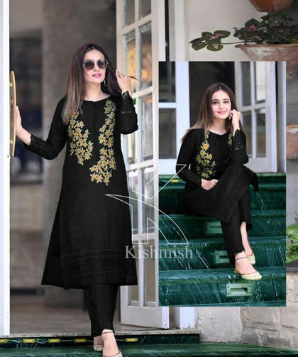 Sumbul Embroidery & Pearl's Work 2 Piece Suit for women RGshop