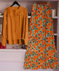 Sweet Desert Floral Skirt With Shirt for women [4] RGshop