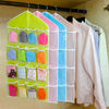 Wardrobe Organizer Hanging Clothes Storage Transparent Bag Underwear Socks Bra Storage Organizer Wall Hanging Bag RGshop
