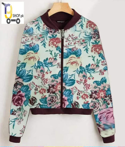 new printed Denim jacket for women RGshop