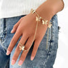 pack of 5 pearl Ring bracelets for women RGshop
