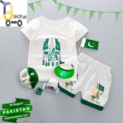 pack of 7 14 august Independance day suit for kids [8] RGshop